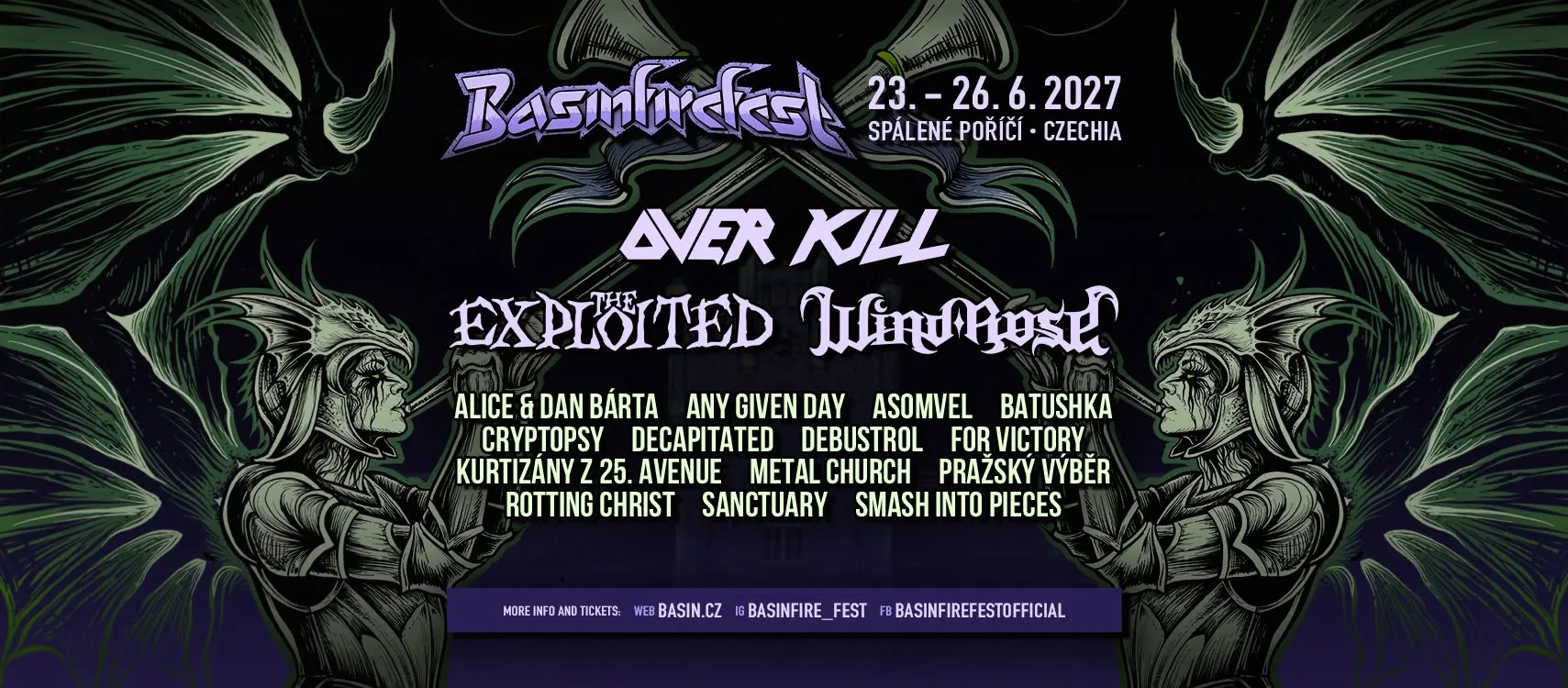 Basinfirefest 2027, Heavy Metal’in Güçlü Bir Dozunu Sunuyor