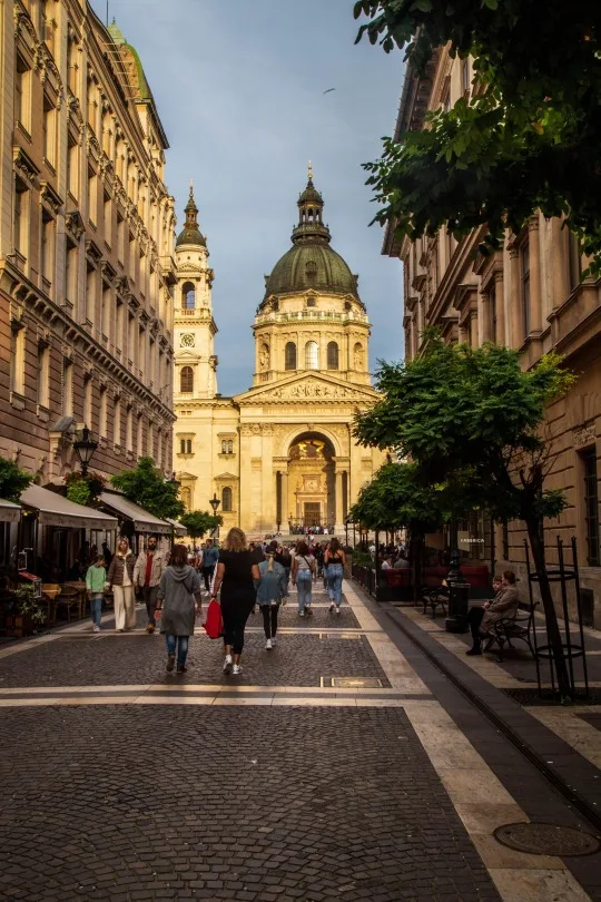 St. Stephen's Basilica And Deak Ferenc