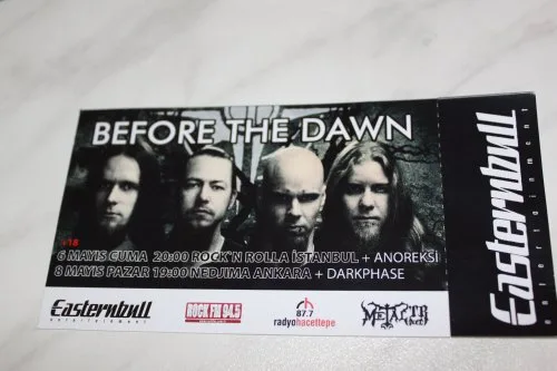 Unutulmayan Konserler -1-  "Before the Dawn"  08.05.2011