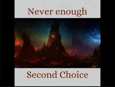 Second Choice - Never enough (Music Video)