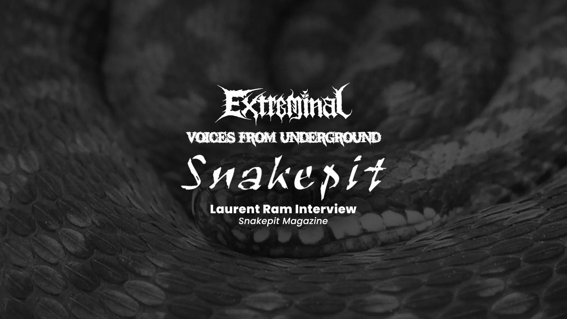 Chat With Laurent Ram of Snakepit Magazine