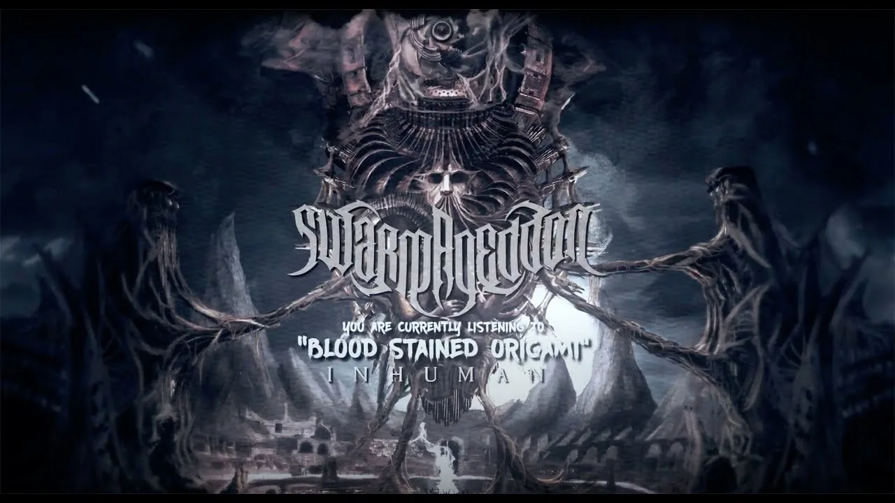 Swarmageddon - Blood Stained Origami (Lyric Video)