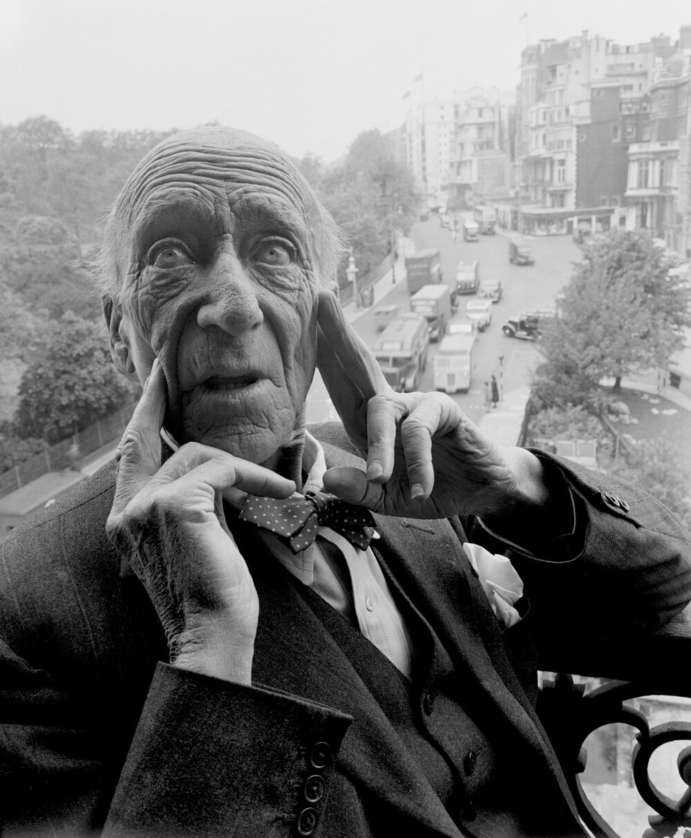 Algernon Blackwood, London, 1951; photograph by Norman Parkinson Algernon Blackwood