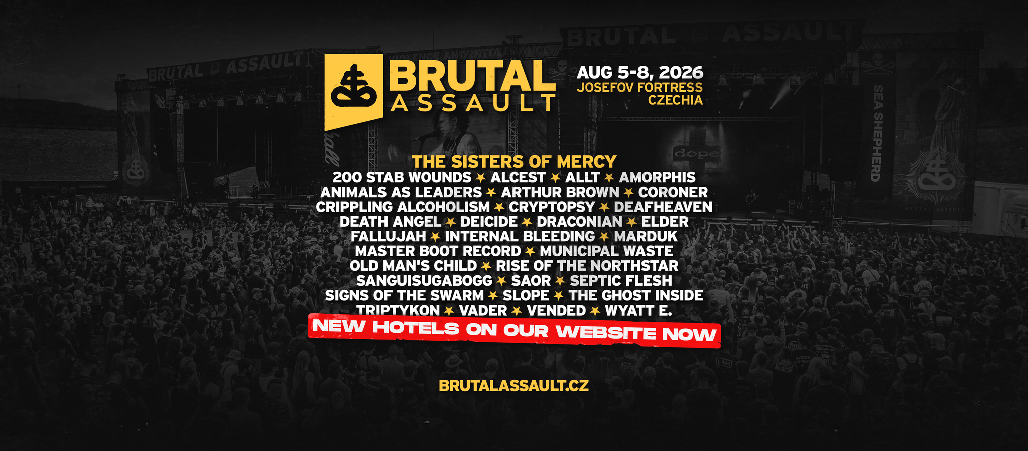 First bands announced: Brutal Assault to welcome British legends